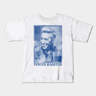 Porter Wagoner /// Old School Aesthetic Style Fan Design Kids T-Shirt